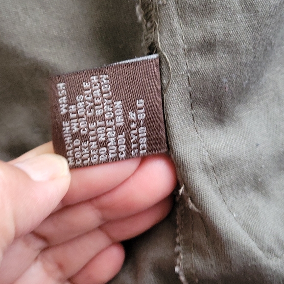 Army Green Cotton Jacket - Picture 7 of 8